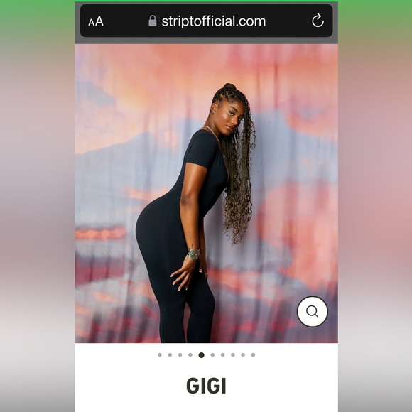 BRAND NEW‼️ GiGi BLACK STRIPT OFFICIAL JUMPSUIT Size 2XL - Picture 7 of 13